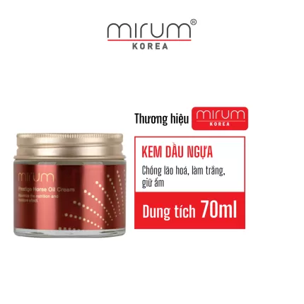 Kem dầu ngựa Mirum 70ml - Kem chống lão hóa, trắng da và giữ ẩm - Mirum Prestige Horse Oil Cream